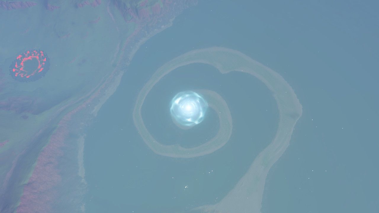 IMG_9250Dragon Tear ubicado en medio de una isla arremolinada en Zelda TOTK